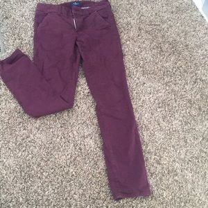 Cranberry Skinny jeans
